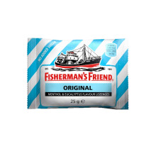 Caramelle Fisherman's Original Senza Zucchero - 24 buste da 25g - Gusto forte e persistente grazie alla storica ricetta senza zucchero