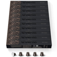 CAPSULE NESPRESSO ORIGINALI - Ispirazione Roma, 100 Capsule Nespresso Caff??, Intensit? 8 su 13, Linea Original, Capsule Riciclabili Nespresso