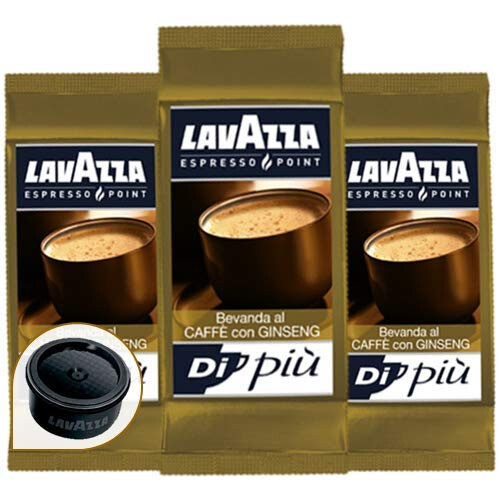 Lavazza 100 Capsule Lavazza Espresso Point Bevanda Al Caffe' Con Ginseng Di Piu'