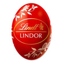 Ovetti Lindor Rossi Lindt. Cioccolato al latte con morbido ripieno. Busta g 500