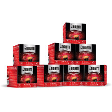 Bialetti Caff? d'Italia, Multipack 128 Capsule, 8 Box da 16 Capsule, Roma, Intensit? 9, Compatibili con Macchine Bialetti sistema chiuso, 100% Allumin