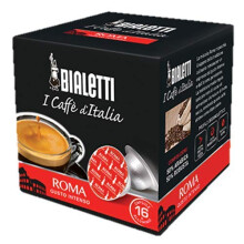 256 Capsule Alluminio Bialetti Mokespresso I Caffe' D'Italia Roma