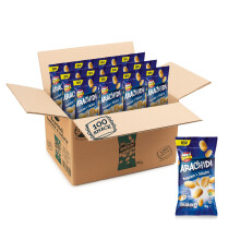 Aperisnack? - AP04.001.08 Arachidi Tostate e Salate Box 100pz in bustine monoporzione da 30g ideale come snack da portare con se