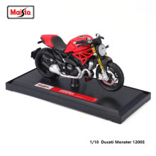 (MONSTER 1200S)Ducati Panigale V4 S Corse 1:18 Scale Alloy Motorcycle Diecast Model Collector's Quality