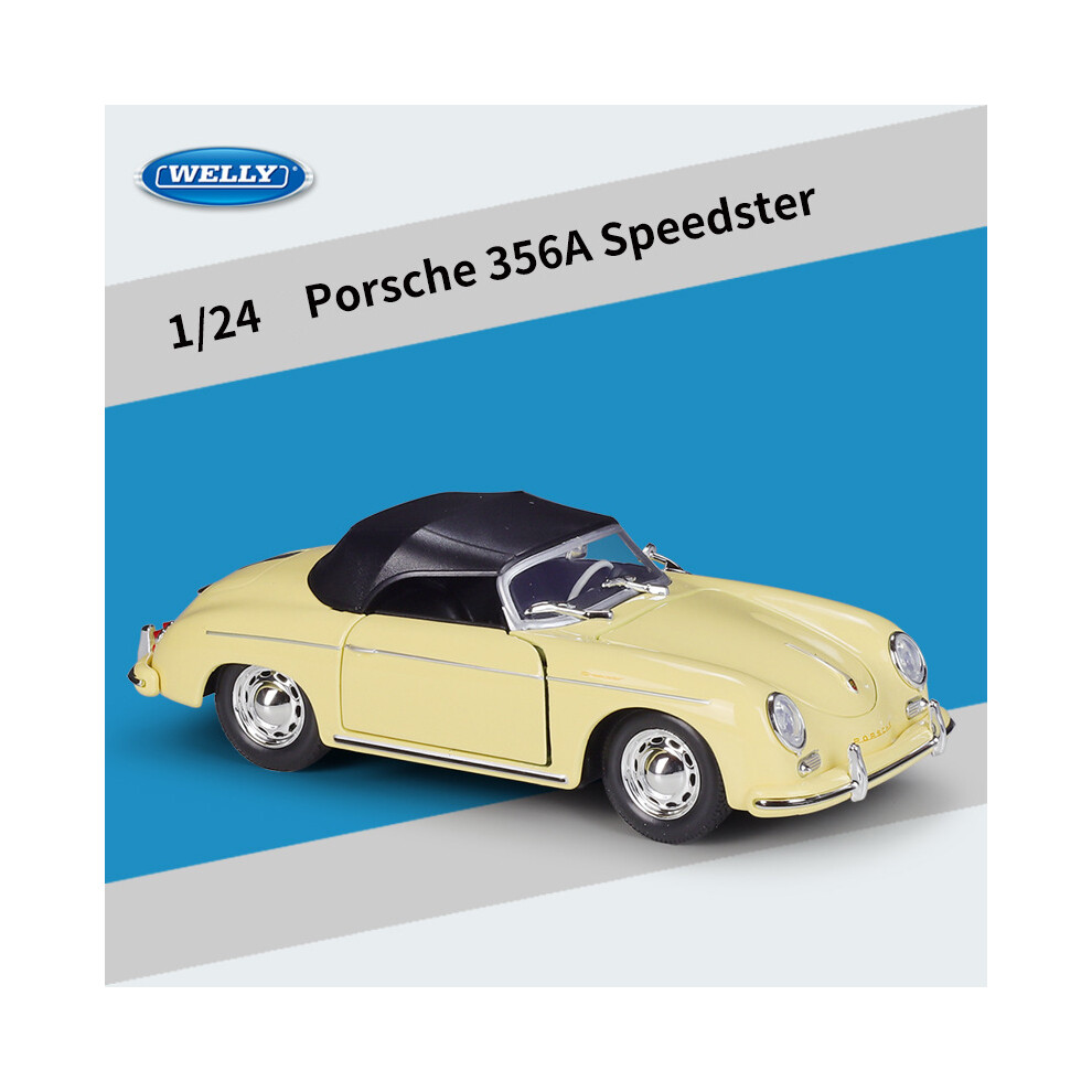 (Soft Top Yellow)1:24 356A Speedster Alloy Car Diecasts & Toy Vehicles Car Models Miniature-image-OPC-PH7XBX9-NEW