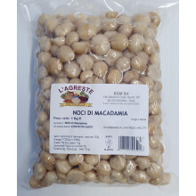 L'AGRESTE - NOCI DI MACADAMIA SGUSCIATE NATURALI - PRIMA SCELTA - Confezione da 1 Kg sottovuoto salvafreschezza