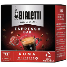 Bialetti Roma Gusto Intenso Mokespresso 72 Capsule Originali