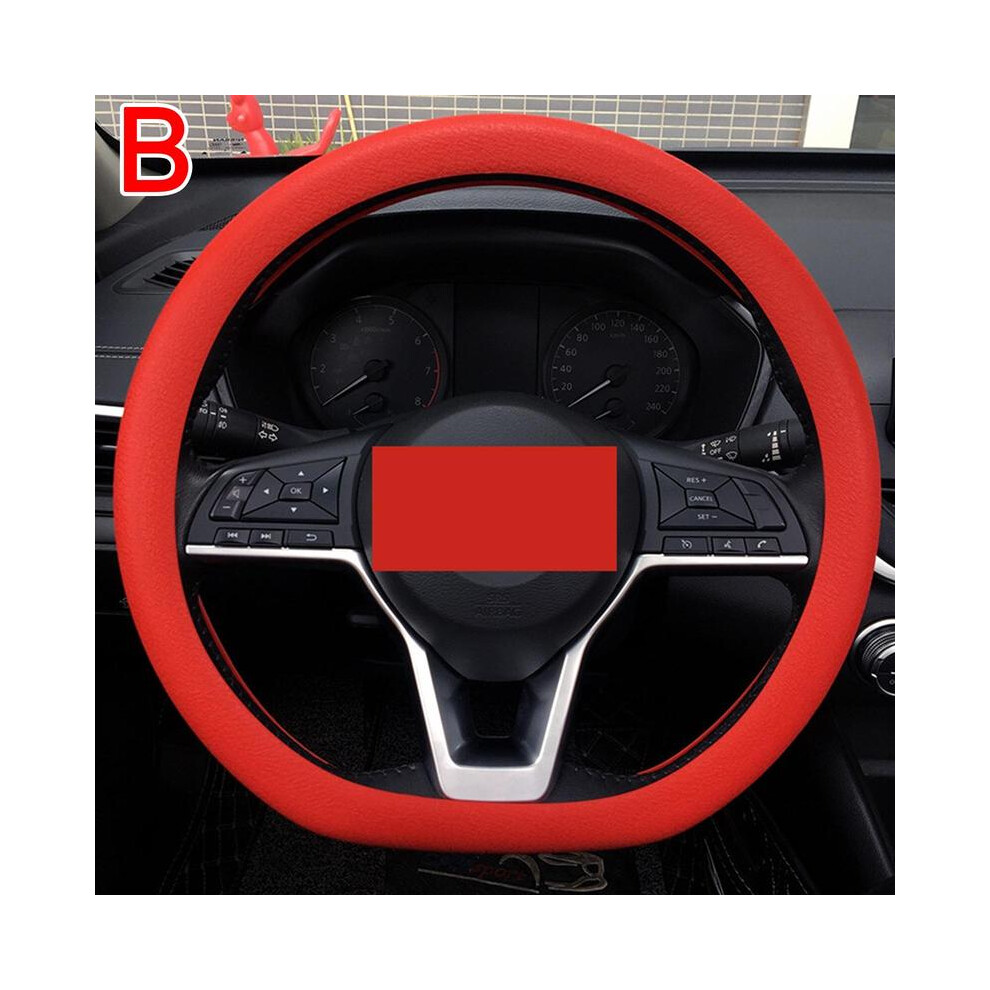 (B) Universal Car Steering Wheel Cover Anti-Skid Car 9319708099331