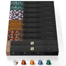 CAPSULE NESPRESSO ORIGINALI - Selezione Espresso&Lungo, 100 Capsule Nespresso Caff?, Intensit? da 4 a 10 (su 13), Linea Original, Capsule Riciclabili