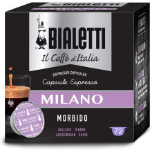 Bialetti Milano Gusto Delicato Mokespresso 72 Capsule Originali