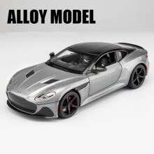 (Gris) 1:24 Aston Martin DBS Superleggera Coche deportivo de aleación Diecasts y vehículos de juguete