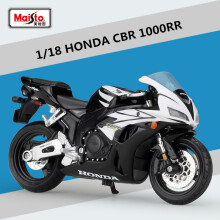 (CBR 1000 RR) 1:18 HONDA CBR 600RR Modello di moto da corsa in lega Simulazione di motocicletta in metallo