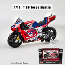 (N. 89 Jorge Martin) 1:18 NUOVA motocicletta pressofusa Ducati Lenovo Team #43 #63 del 2021, modello