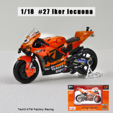 (No27 Iker Lecuona) 1:18 NUOVA motocicletta pressofusa Ducati Lenovo Team #43 #63 2021 in scala 1:18
