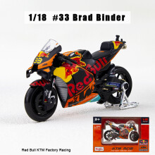 (No33 Brad Binder) 1:18 NUOVA motocicletta pressofusa Ducati Lenovo Team #43 #63 del 2021, modello Moto