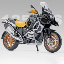 (Giallo con scatola) Modello di motocicletta giocattolo in lega pressofusa R1250GS ADV 1:12 da collezione