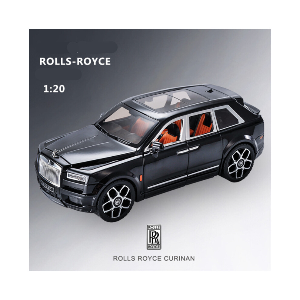 (Black)Large Size 1/20 Rolls Royce SUV Cullinan Alloy Luxy Car Model Diecasts Metal Toy Car Model Simulation-image-OPC-PH7XG72-NEW