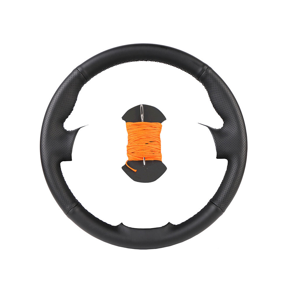 (Orange) Car Steering Wheel Cover For Mitsubishi Lancer Ex10 Lancer X Outlander Asx Colt Pajero Sport Orange 9319708109368