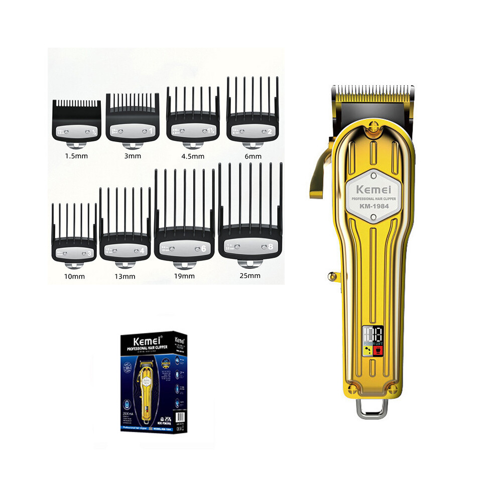 (KM-1984)Professional Fade Hair Clipper Super Cone Electric Trimmer Hair Clipper Barber