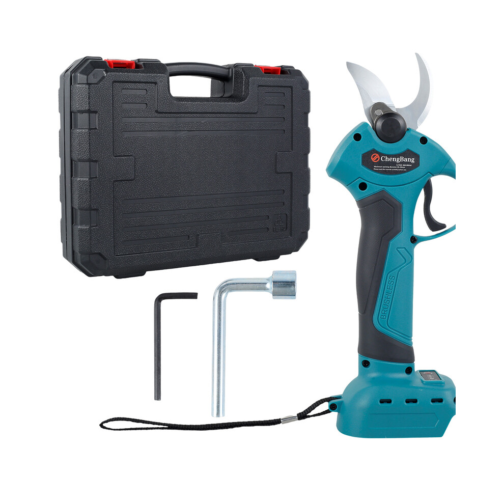 (Black)Cordless Pruning Saw Cutting Efficient Fruit Tree Bonsai Pruning Electric Tree Branch Cutter