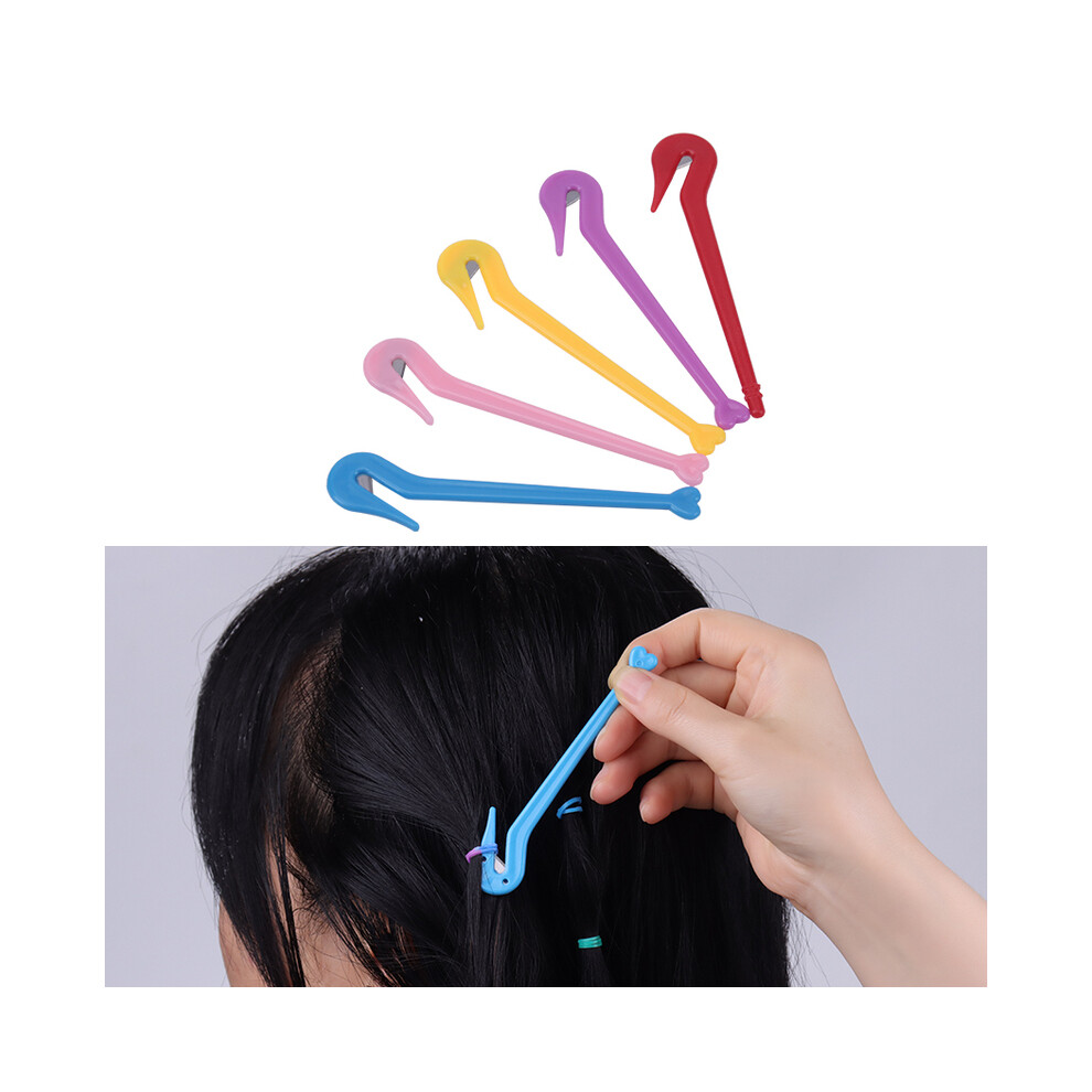 5pcs Disposable Rubber Band Removal Tool Hair Bands Rubber Band Cutter Salon Headwear Cutting Knife