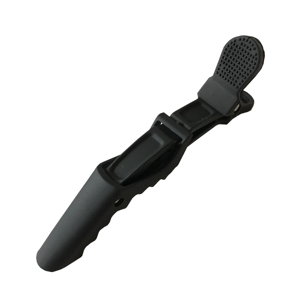 (Black) 6 pcs Frosted Alligator Hair Clip for Women Hair Salon Cutting Hair Styling Tool Braiding Clip-image-OPC-PH7XJQW-NEW