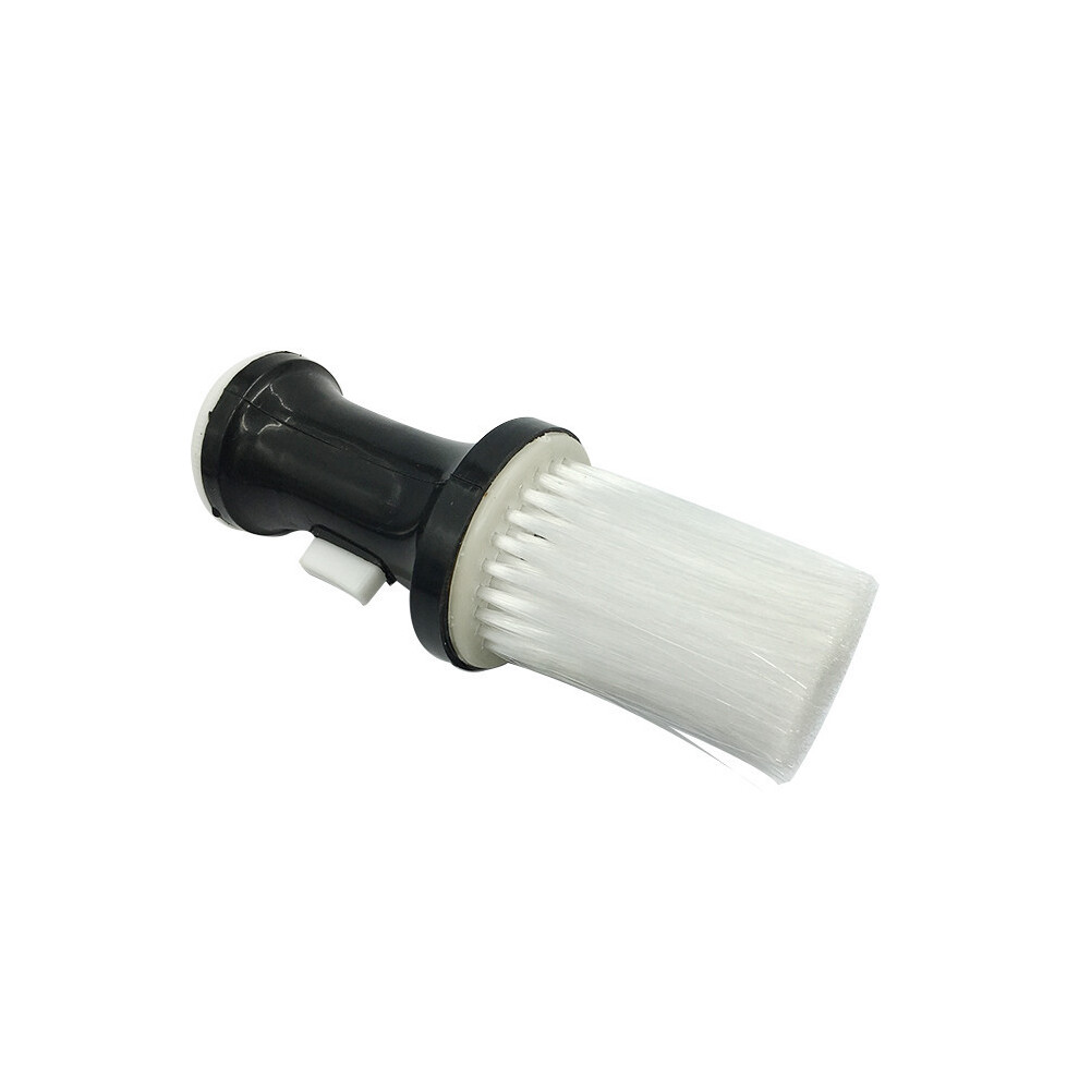 (Black and White) Remove Soft Brush Haircut Neck Facial Duster Clean Barbers Brushes Salon