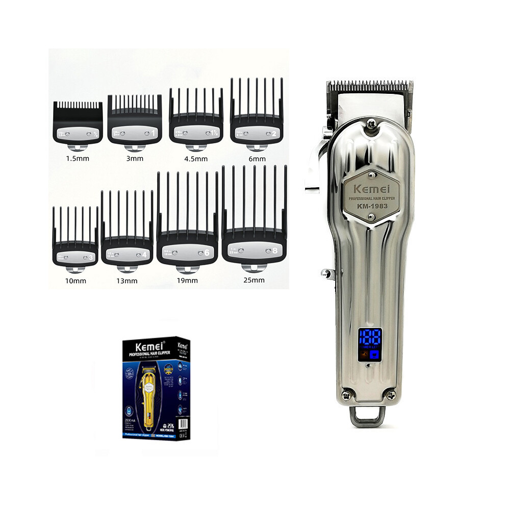 (KM-1983)Professional Fade Hair Clipper Super Cone Electric Trimmer Hair Clipper Barber