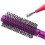 (PINK - 1 pc) New mini hair brush, combs Cleaner embedded tool plastic cleaner, handle 3
