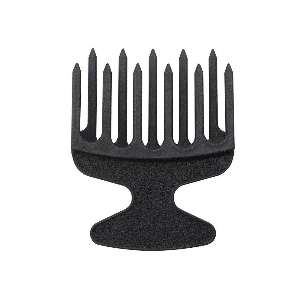 Black (Black)Plastic Wide Big Tooth Afro Haircut Comb Comb Detangle Wig Braid Hairbrush Oil Head
