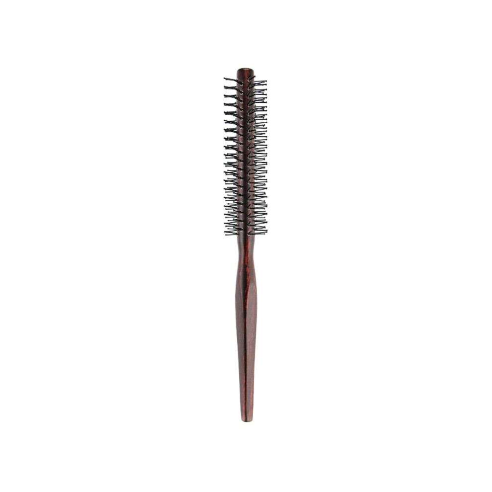 Black Nylon Round Hairbrush Antistatic Comb Blow Drying For Styling Dry Wet Styling Styling Tools