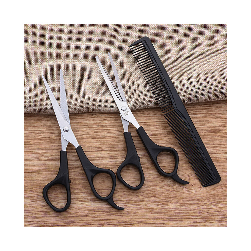 (3 pcs)3 pcs/set Hair scissors Salon professional barber hair thinning hair salon set Hair salon combs
