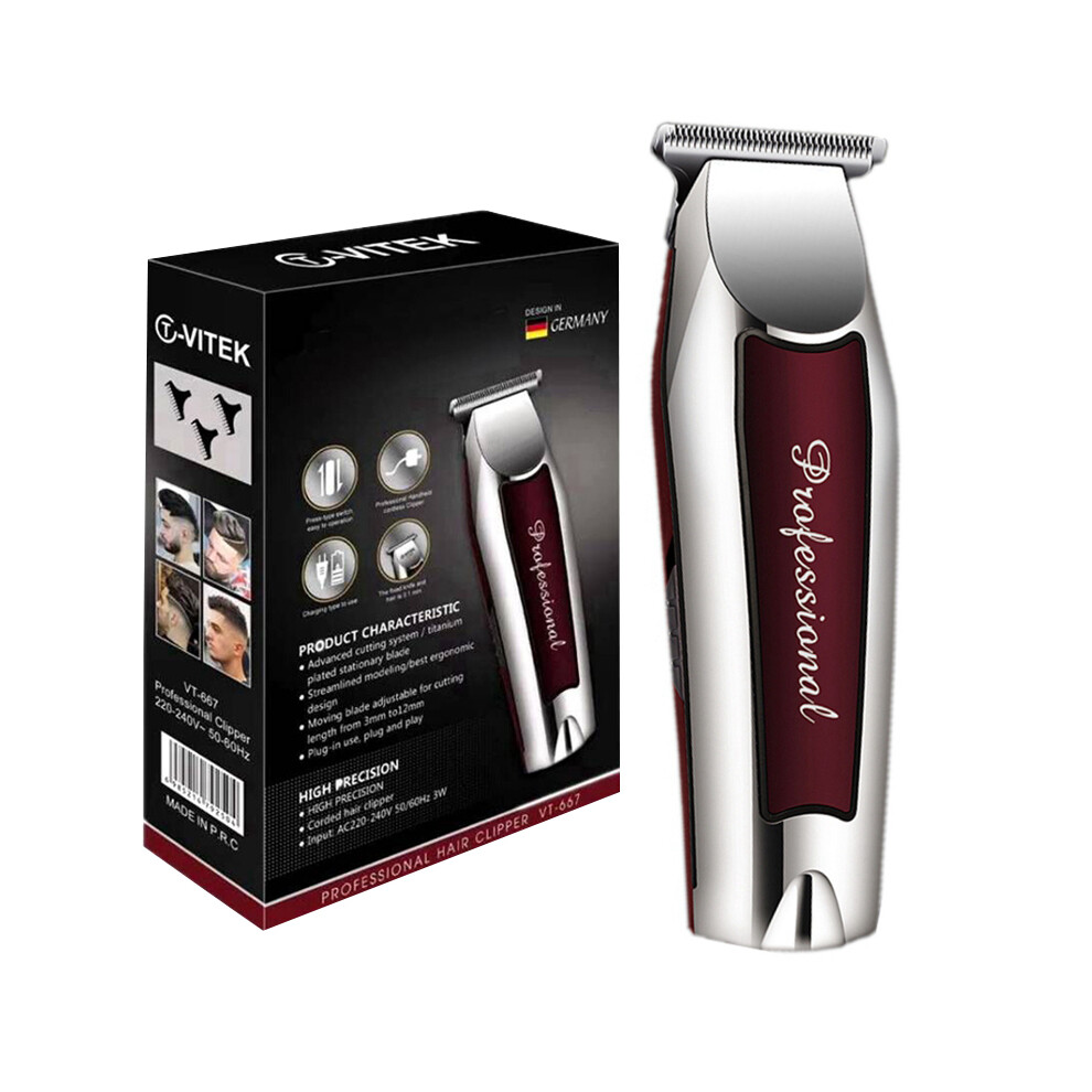 Rechargeable cordless hair clipper for men professional electric hair clipper shaver