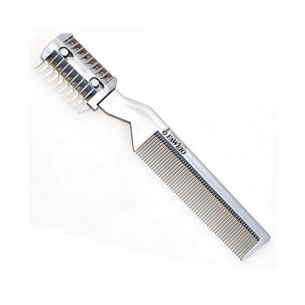 (1 pc) Professional hair comb with blade razor comb Hair clipper Hair thinning device Hair styling