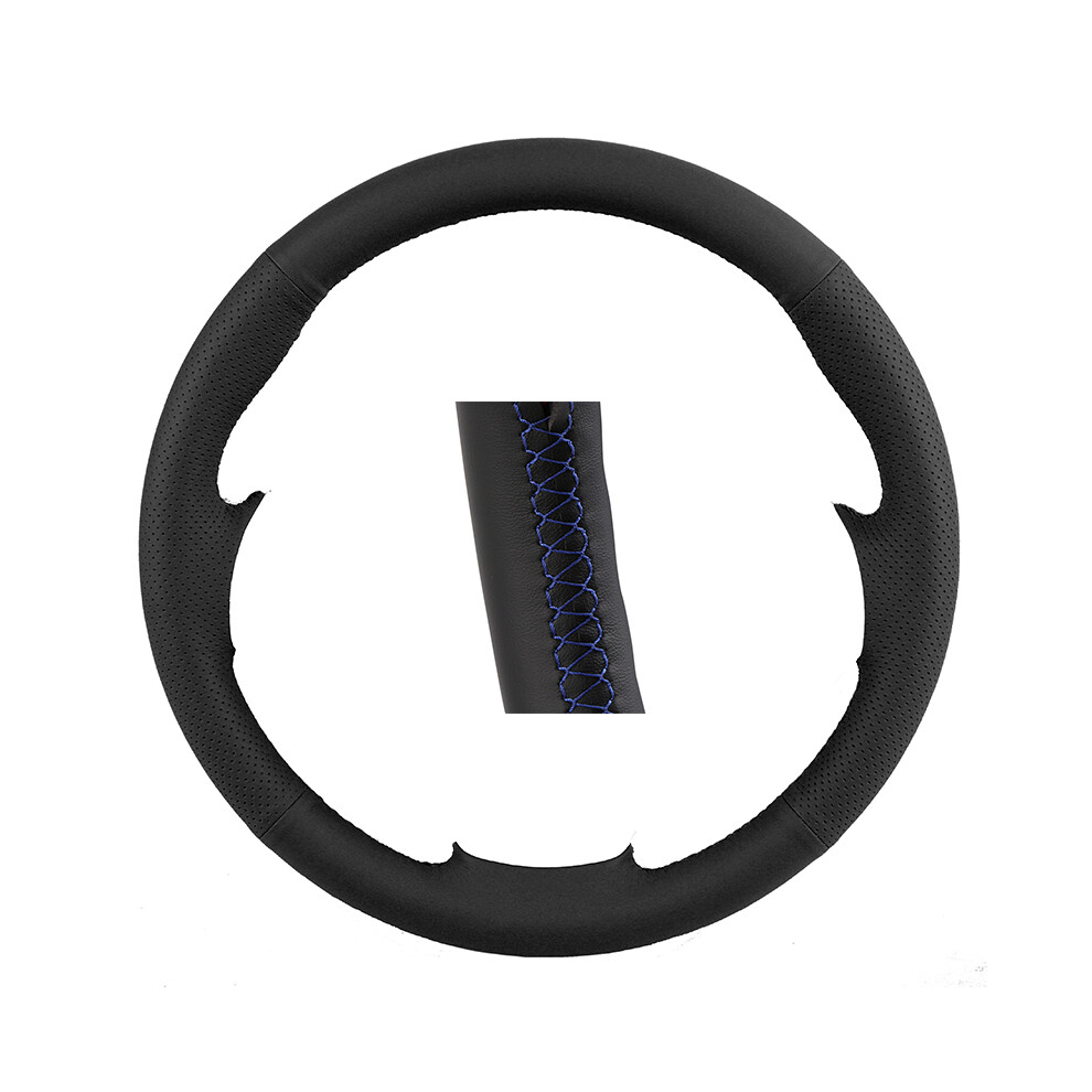 ( Line) Artificial Leather Car Steering Wheel Cover For Mercedes Benz W164 M Class Ml350 Ml500 X164 Blue 9319708117226