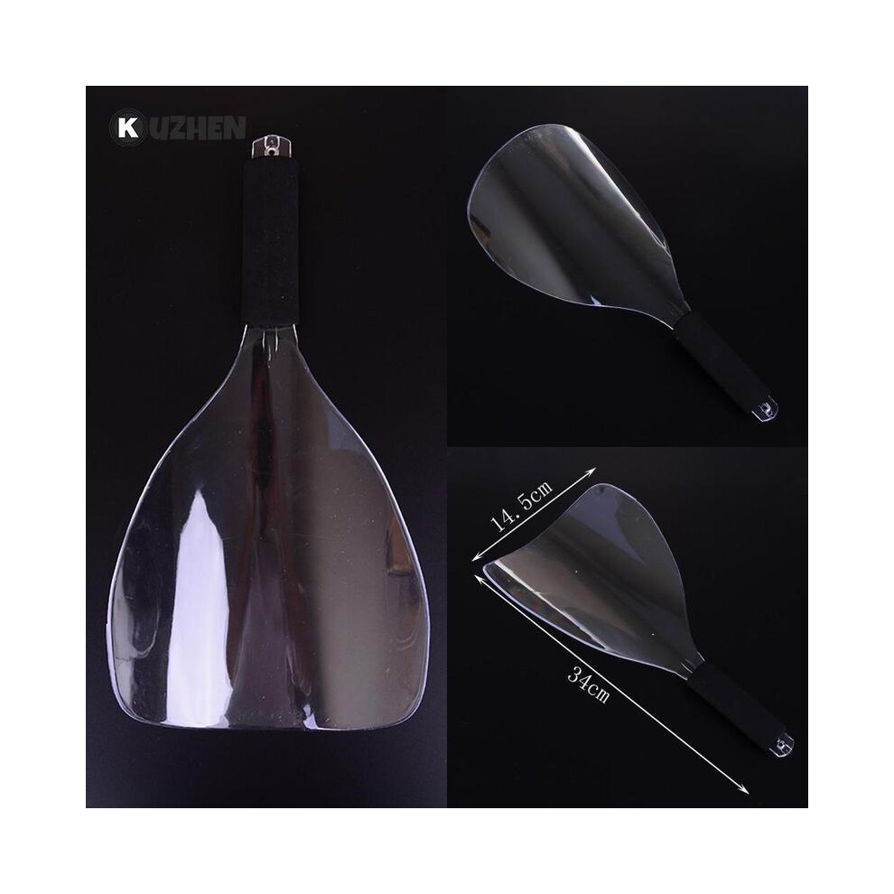 Transparent Haircut Face Mask Shield Sponge Handle Face Shield Hairspray Mask Hair Styling Tools