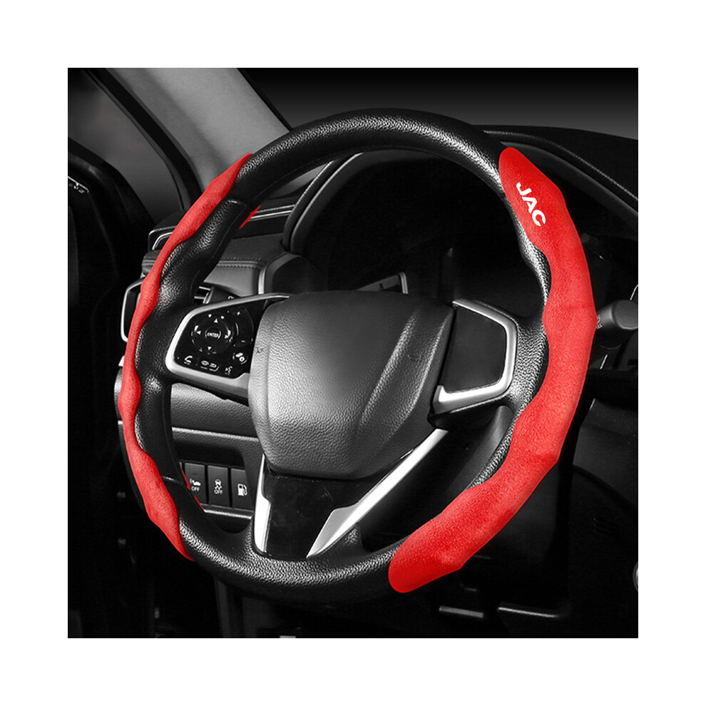 (For Jac )Car Steering Wheel Cover Cover Non-Slip Car Accessories Jac S2 J3 Board Js2 S3 Js3 Red 9319708116991