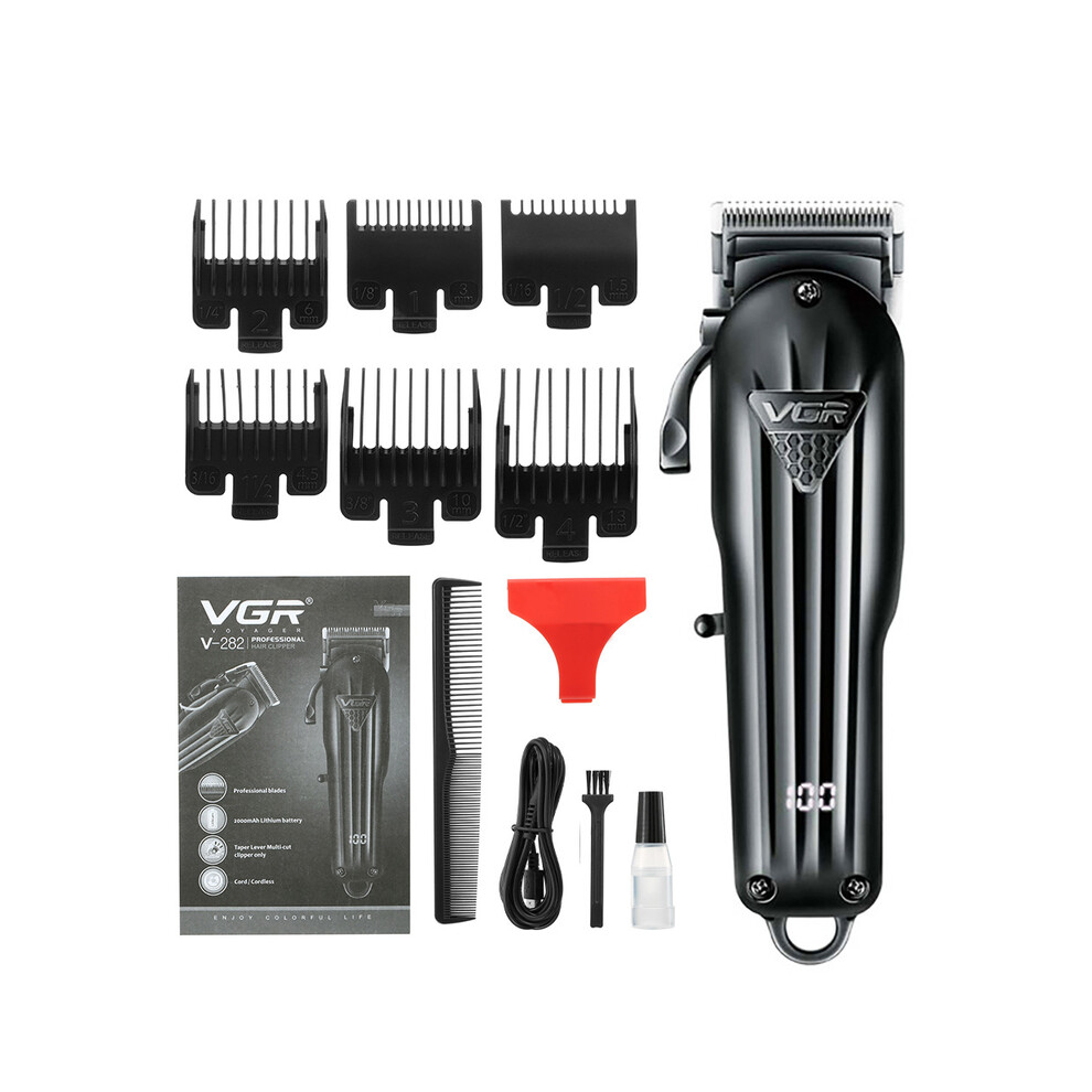 (Black)Rechargeable professional hair clipper hair clipper for men shaver hair clipper for barbers
