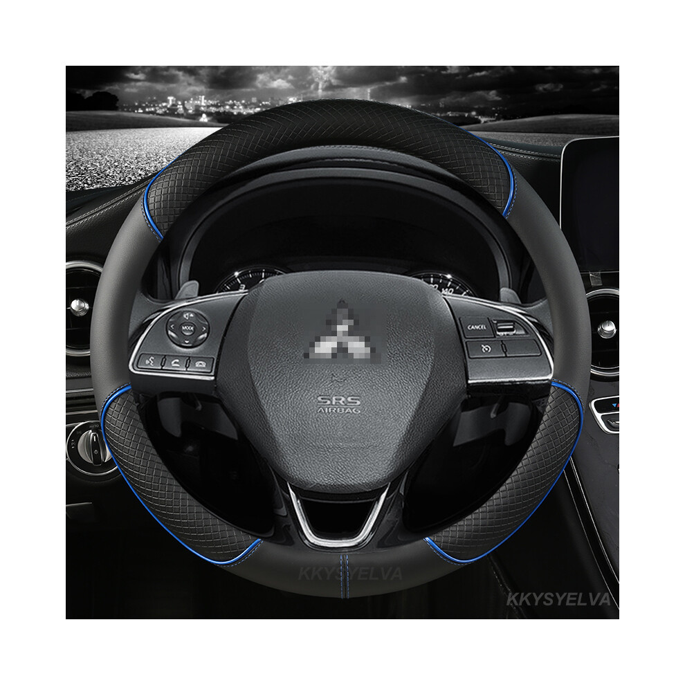 (Blue)Car Steering Wheel Covers For Mitsubishi Asx 308 Eclipse Cross Grandis Montero Lancer Pajero Blue 9319708117646