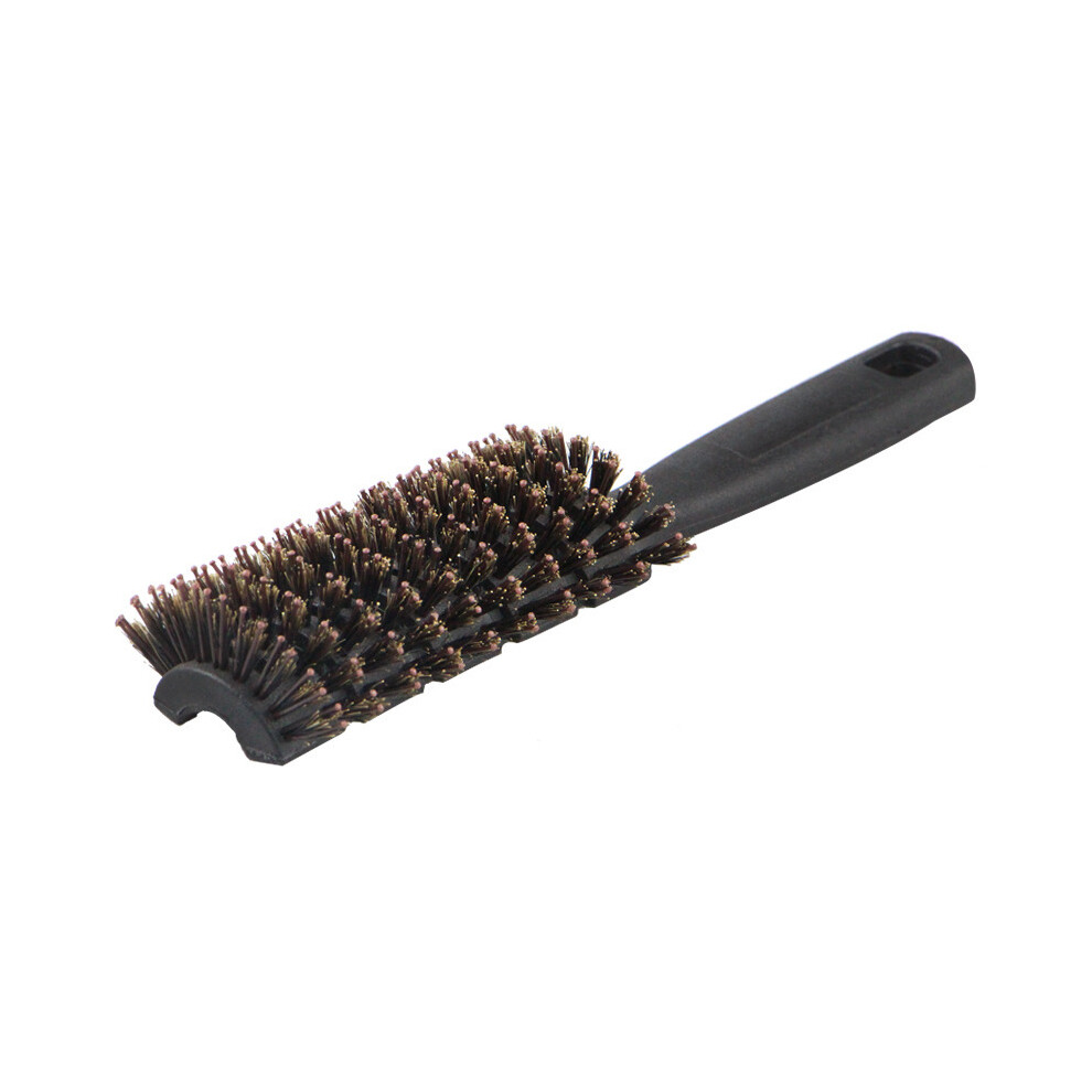 (Black) Antistatic soft boar bristles comb Quick Dry Brush Professional Salon Brush for men