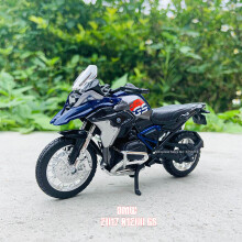 (1-18 R1200GS)1:18 R1200GS Silvardo Original Authorized Simulation Alloy Motorcycle Model