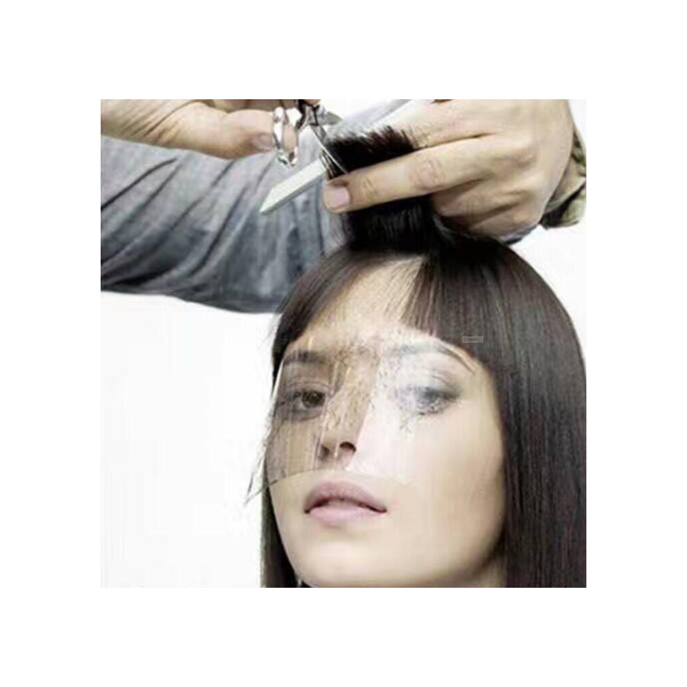 50 pcs disposable hair cutting mask Hair salon bangs protection shield salon barber dyeing