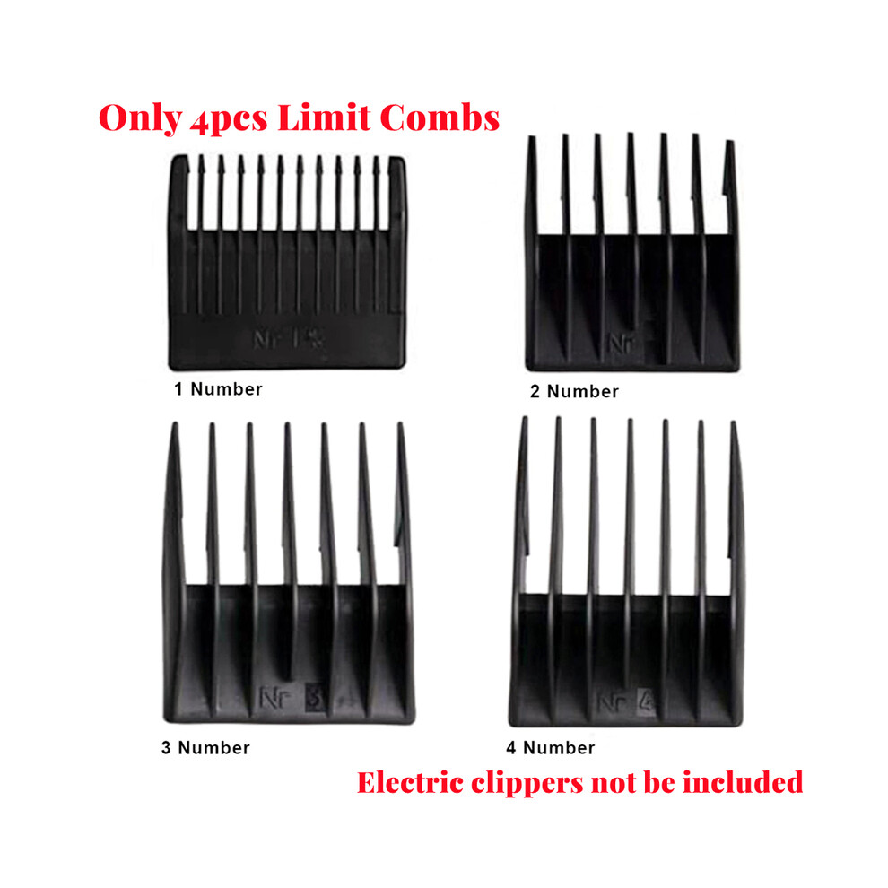 (4 pcs Limit Comb)Moser 1400 series shaver replacement combs, 4 pcs/set Hair clipper Electric
