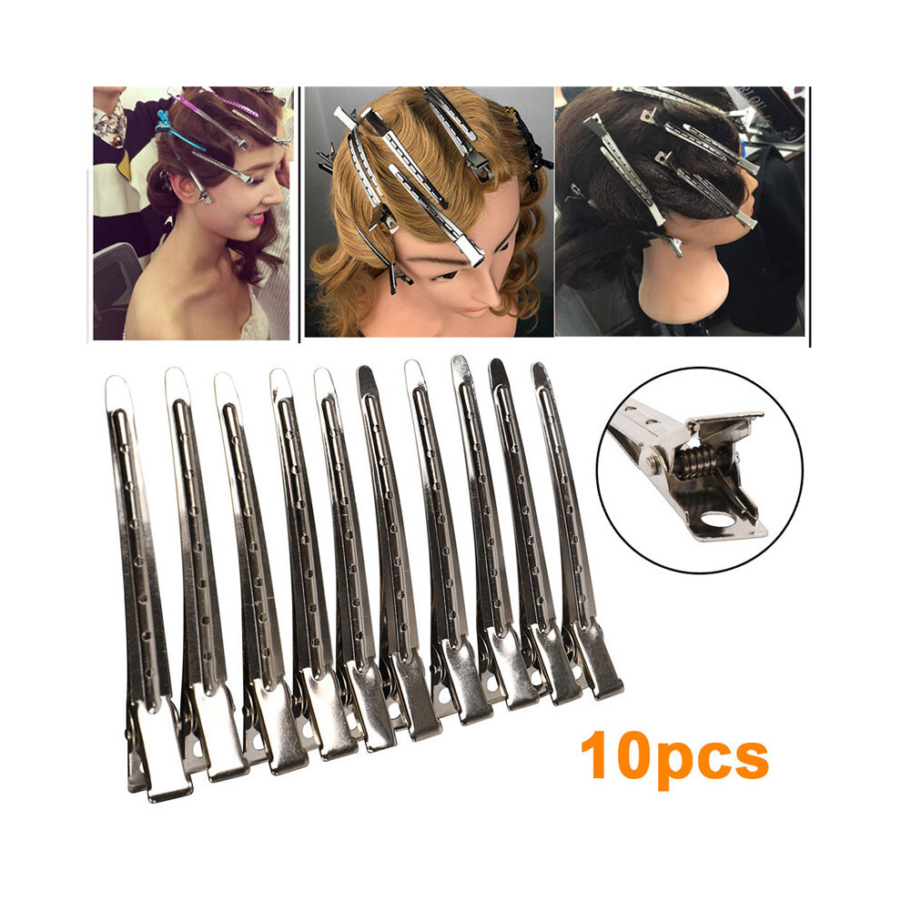 10pcs Professional Ladies Salon Fixed Hair No Bend Hair Pin Curl Hair Clip Makeup No Wrinkle