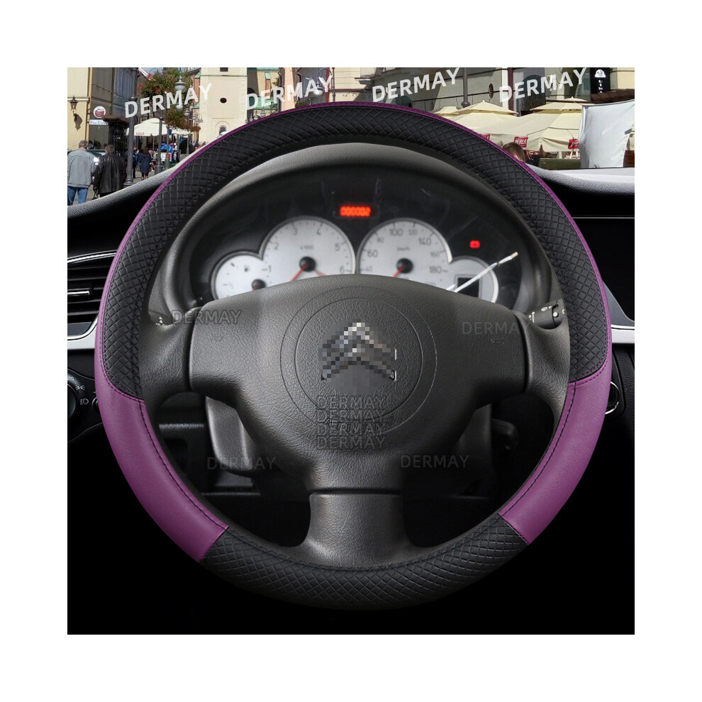 (O Shape ) For Citroen C3/C3 Picasso Aircross Lumiere Pluriel Ds3 Ds5 9Colors Car Steering Wheel Purple 9319708118667