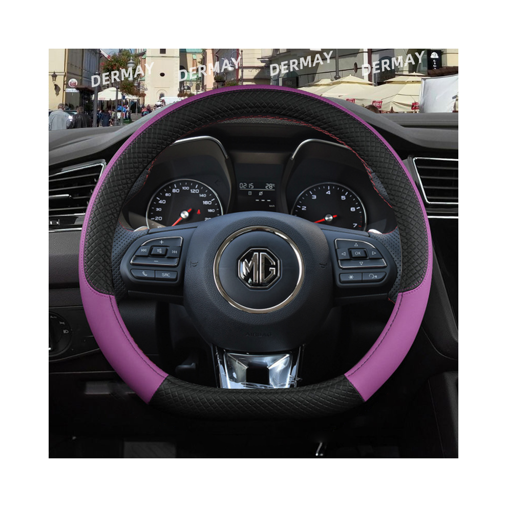 (D Shape )Mg Hs Zs Ev Mg3 3Sw Mg5 Mg6 Mg7 Zr Ehs Ezs Gt 9 Colors Car Steering Wheel Cover Purple 9319708119220