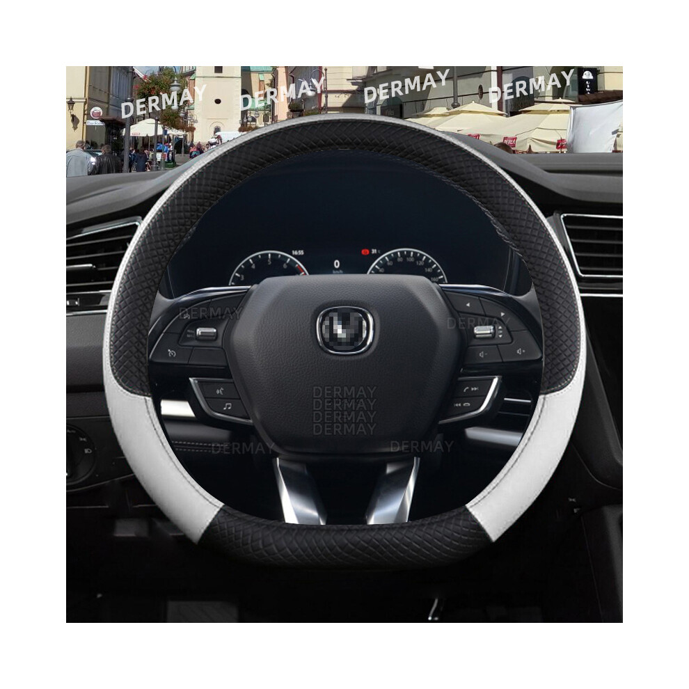 (A - ) For Changan Cs95 Cs85 Cs75 Cs55 Cs35 Cs15 Eado Cx70 Alsvin Car Steering Wheel Cover White 9319708119893