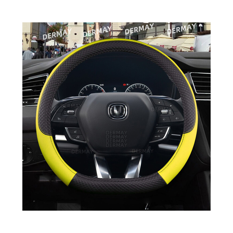 (A - ) For Changan Cs95 Cs85 Cs75 Cs55 Cs35 Cs15 Eado Cx70 Alsvin Car Steering Wheel Cover Yellow 9319708119916
