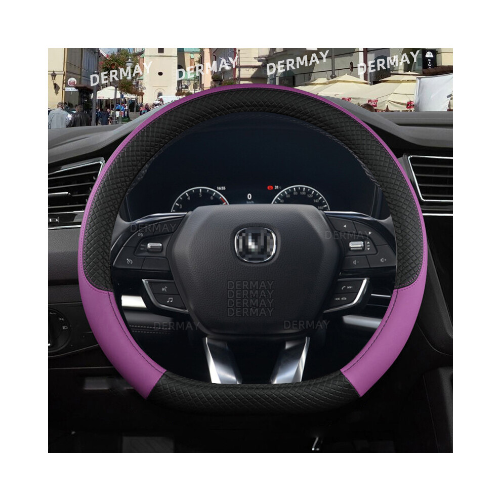 (A - ) For Changan Cs95 Cs85 Cs75 Cs55 Cs35 Cs15 Eado Cx70 Alsvin Car Steering Wheel Cover Microfiber Purple 9319708119879