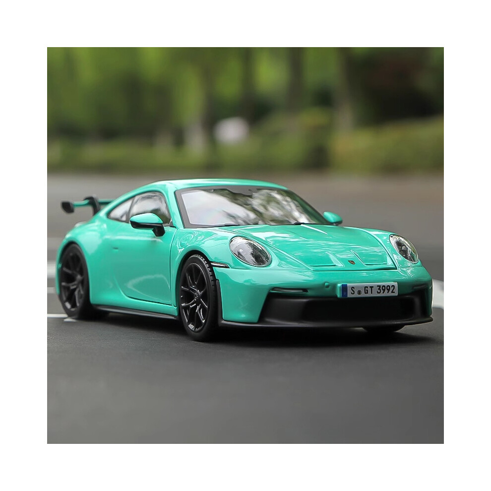 (Blue)1:24 911 GT3 RS blue car alloy car model simulation car decoration collection gift toy-image-OPC-PH7XMDP-NEW